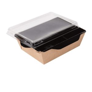 Contenitore opsalad in carta 400 ml nero