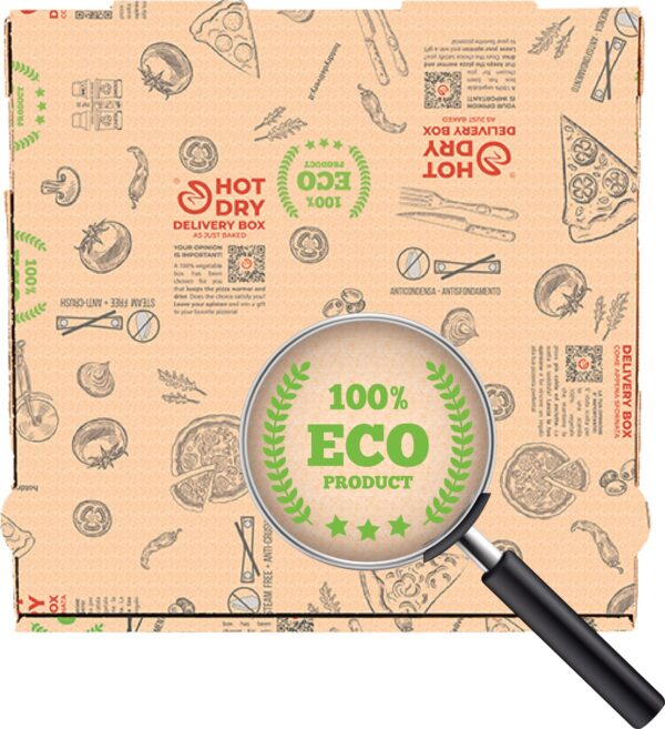 Scatola pizza microforata Hot Dry - immagine 5