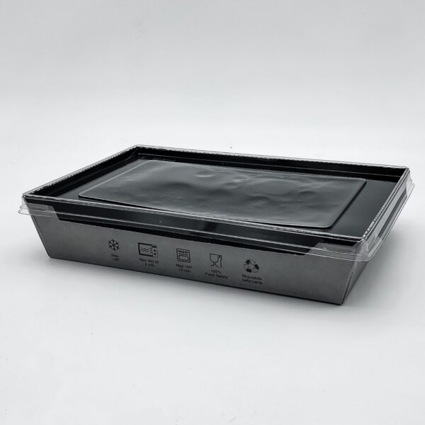Contenitore Opsalad Grigio/Nero