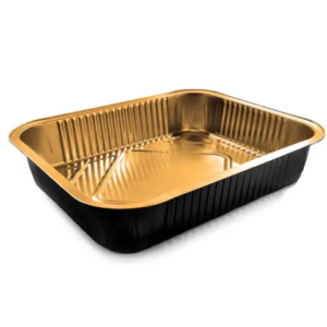 Contenitore SMOOTHWALL oro/nero 8 porzioni Pz.25